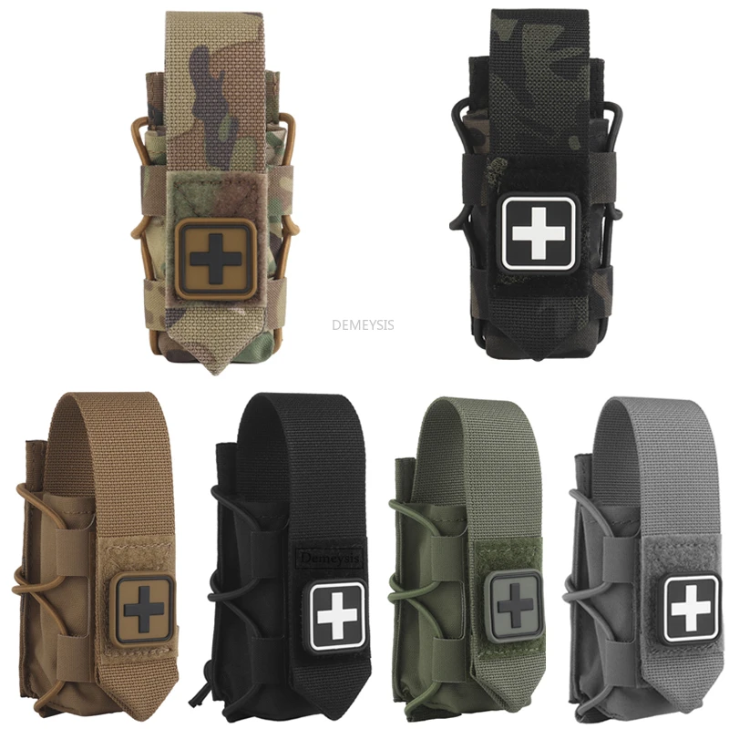 

Tactical Tourniquet Pouch Universal Tourniquet Holder EMT Small Trauma First Aid Pouch Airsoft Hunting Survival Gear Holder Pack