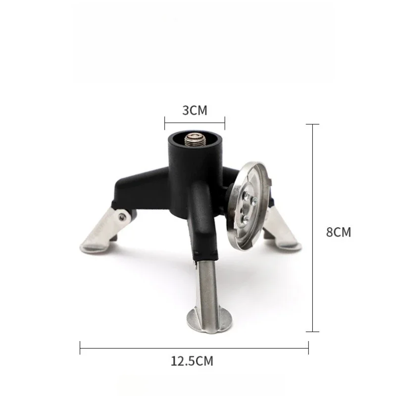 Three Legs Gas Tank Adapter Outdoor Tripod Gas Stove Connector Ultralight Tank Stand Adapter  Camping Hiking Equipment image 6