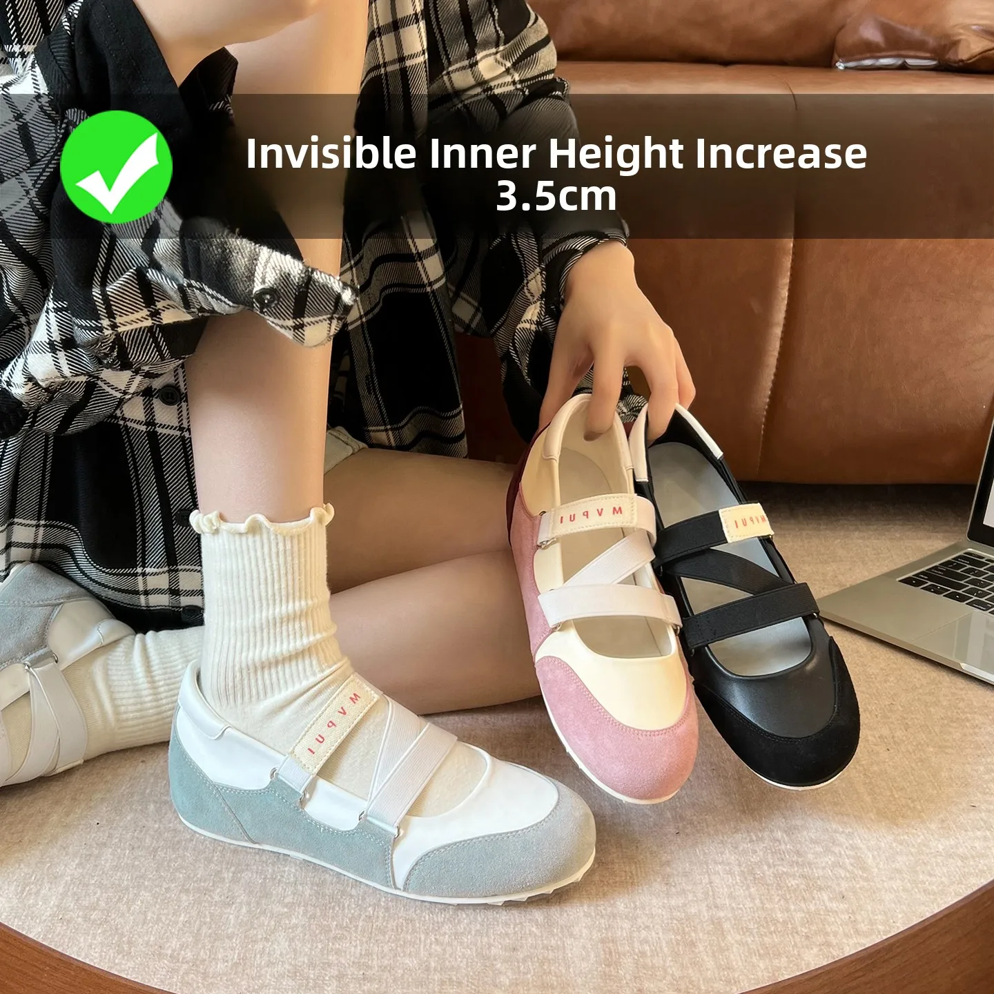 women's-ballet-flat-oes-increased-height-4cm-genuine-leather-slip-on-mary-jane-casual-oes-korean-sle-round-toe-rubber-sole