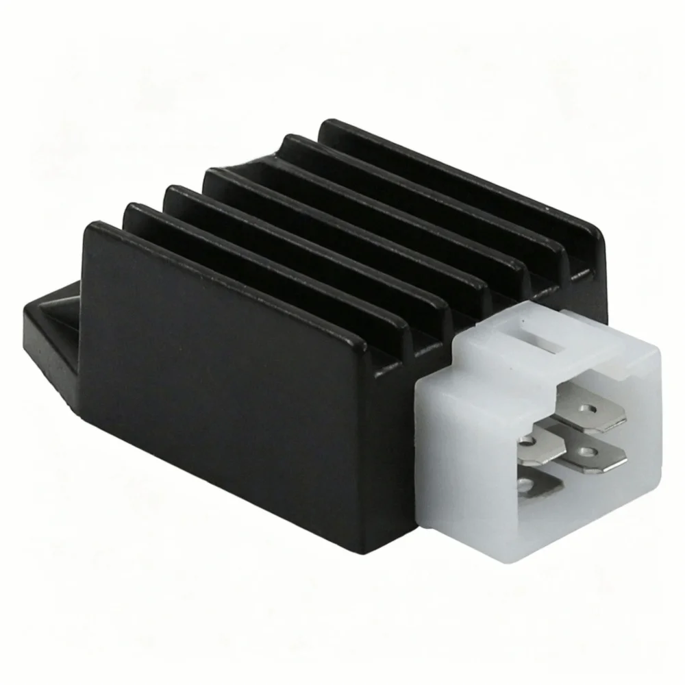 Durable 12V Motorcycle Rectifier 4-Pin Half-Wave Voltage Regulator Scooter Rectifier For Scooter