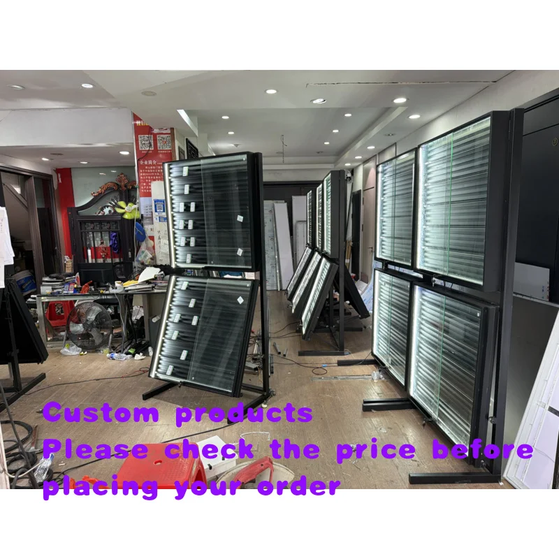 custom.EDL Ighting Single Side Graded Card Showcases Display Stands With Sliding Lockable Retail Trading Card