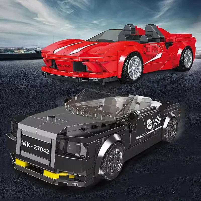 MOULD KING 27041 Technical Car Building Toys The Sport Speed Racing Car Model With Display Box Assembly Bricks Christmas Gifts