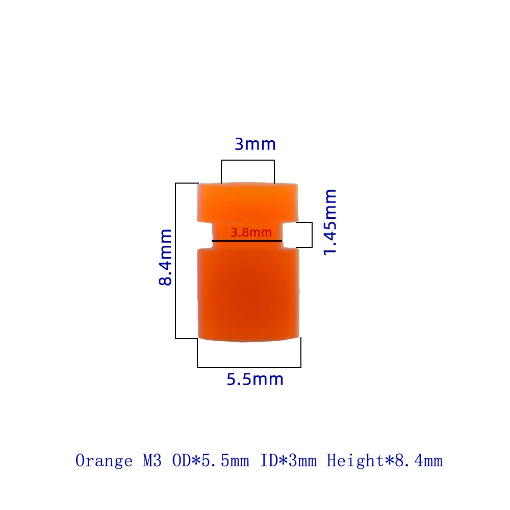10PCS M2/M3 Gummi Stoßdämpfer Silikon Dämpfung Ball Anti-vibration Bälle Für FPV Drone Quadcopter Flug control F4 F7