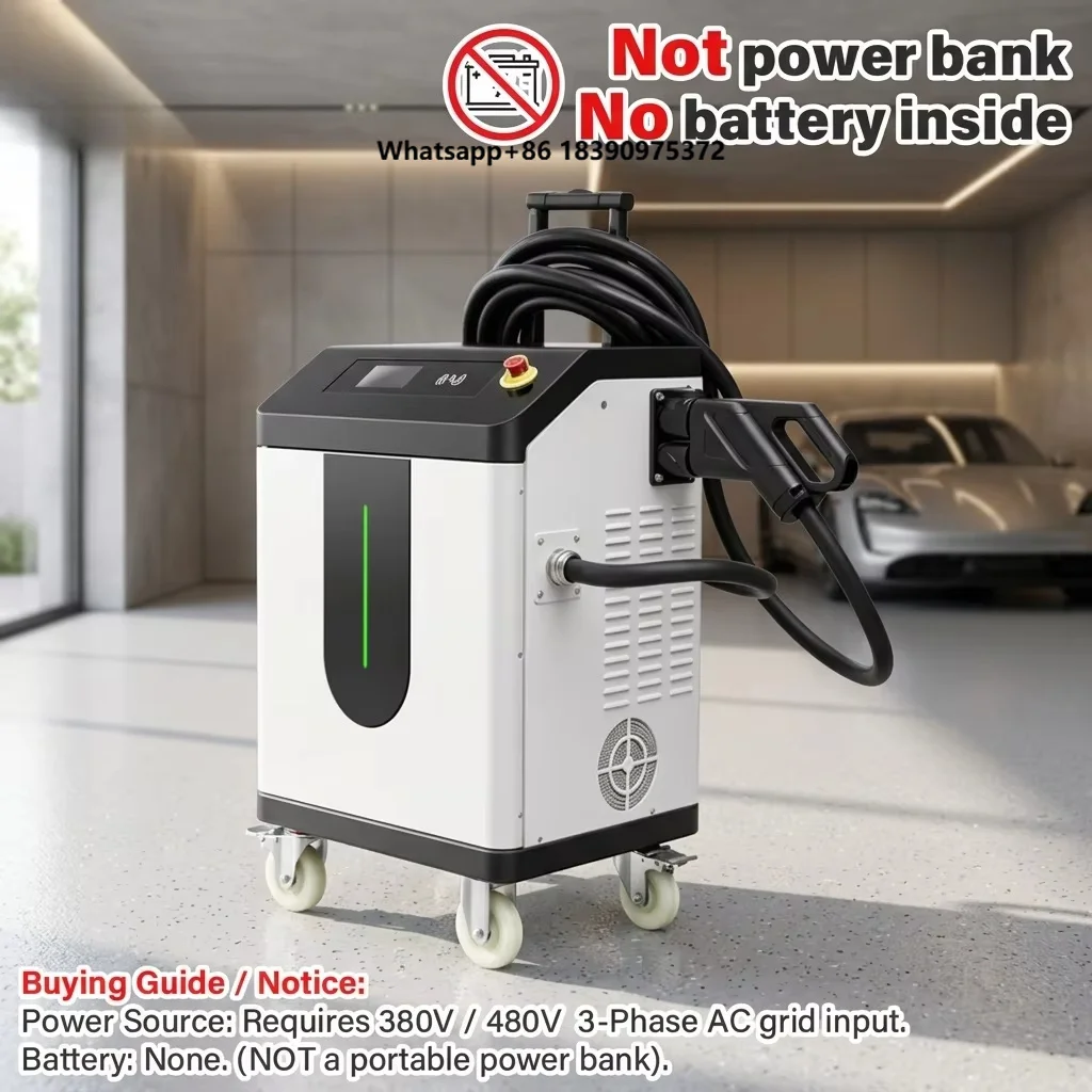 380V Input 40kW GBT CCS2 NACS Portable Car Charging Station DC Fast EV Charger for Home Use  h003