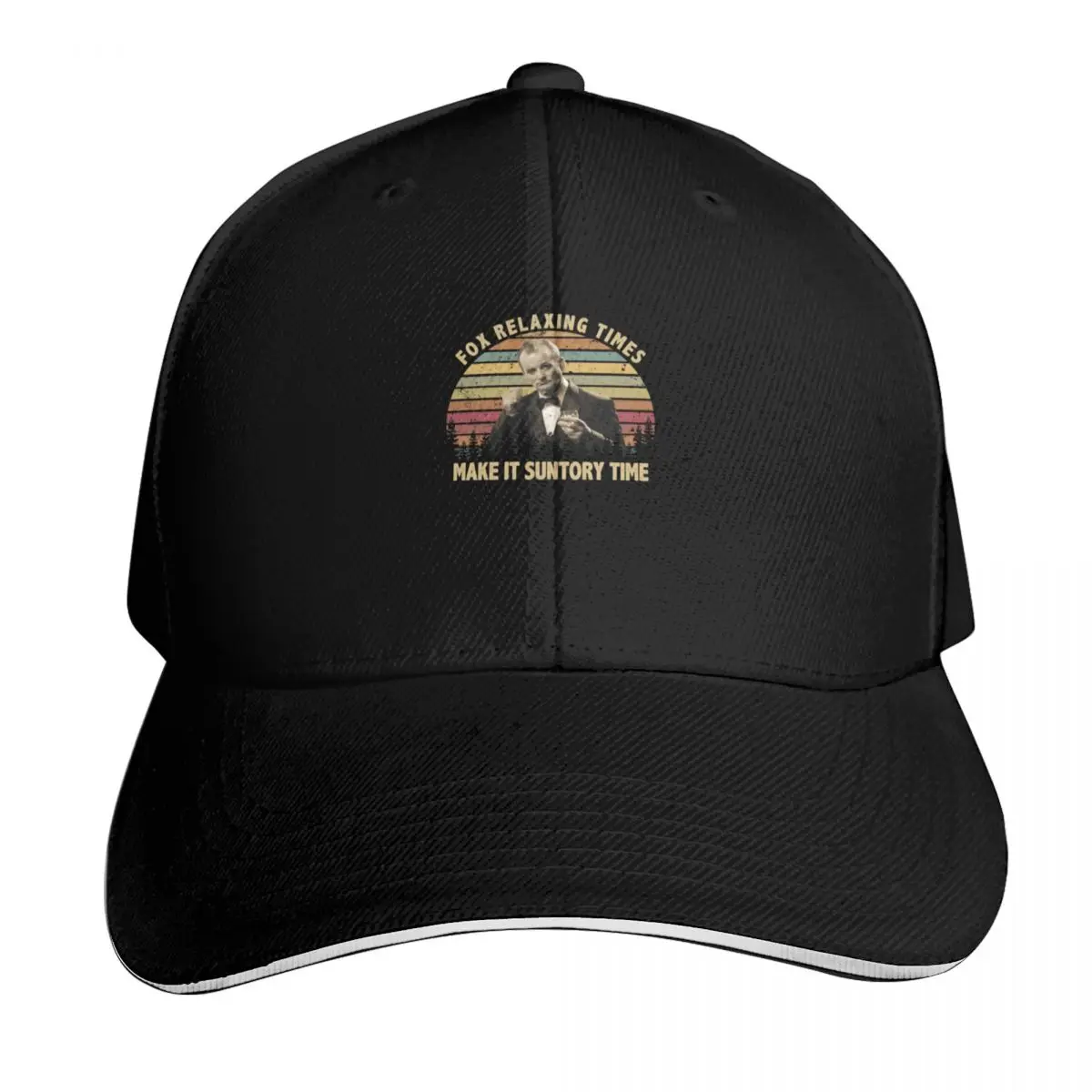Bíll Múrray For Relaxing Times Make It Suntory Time Shirt Vintage Fashion Graphic Shirt For Women - Funny Tee - Men Baseball Cap