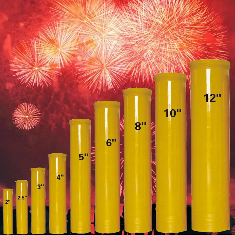 

3'' 4'' Fiber Glass Mortar Tube Display Shell Fireworks Firework Shell for Festival Shows Mortar Tube Shooting Fireworks 3Pcs