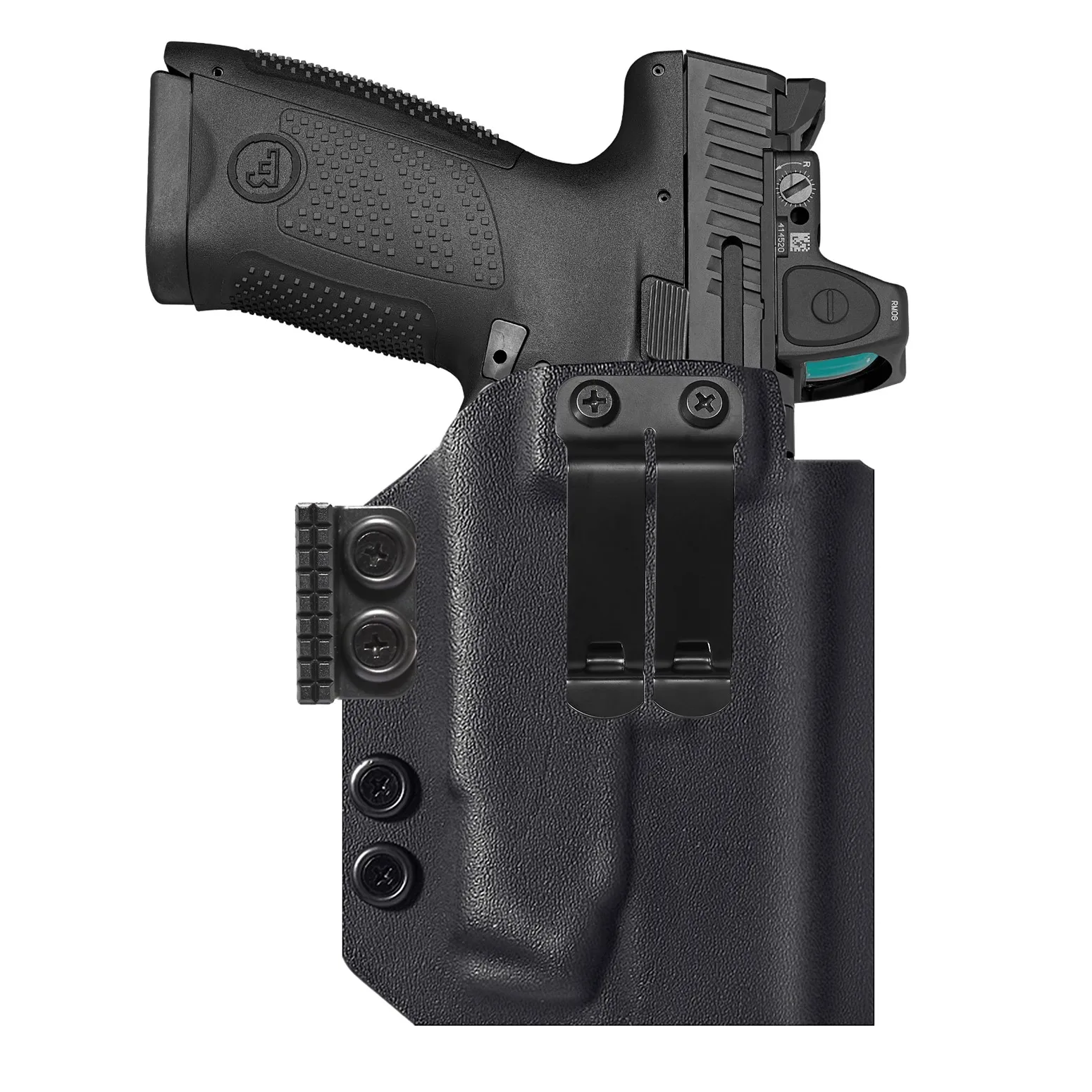 Funda Kydex PLX Light IWB para CZ P10C P10 C F SC Compact Full Size, compatible con la linterna táctica Olight PL X de 1200 lúmenes