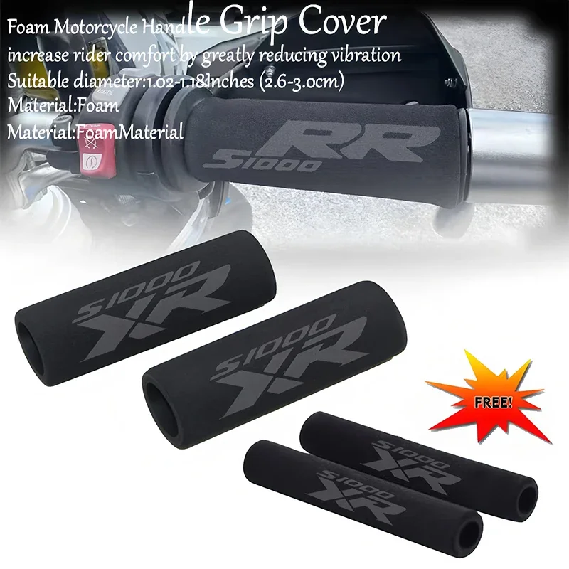 FIT For S1000XR S1000R M1000R M1000RR S1000RR M1000XR Motorbike Anti Vibration Handle Bar Foam Comfort Slip Over