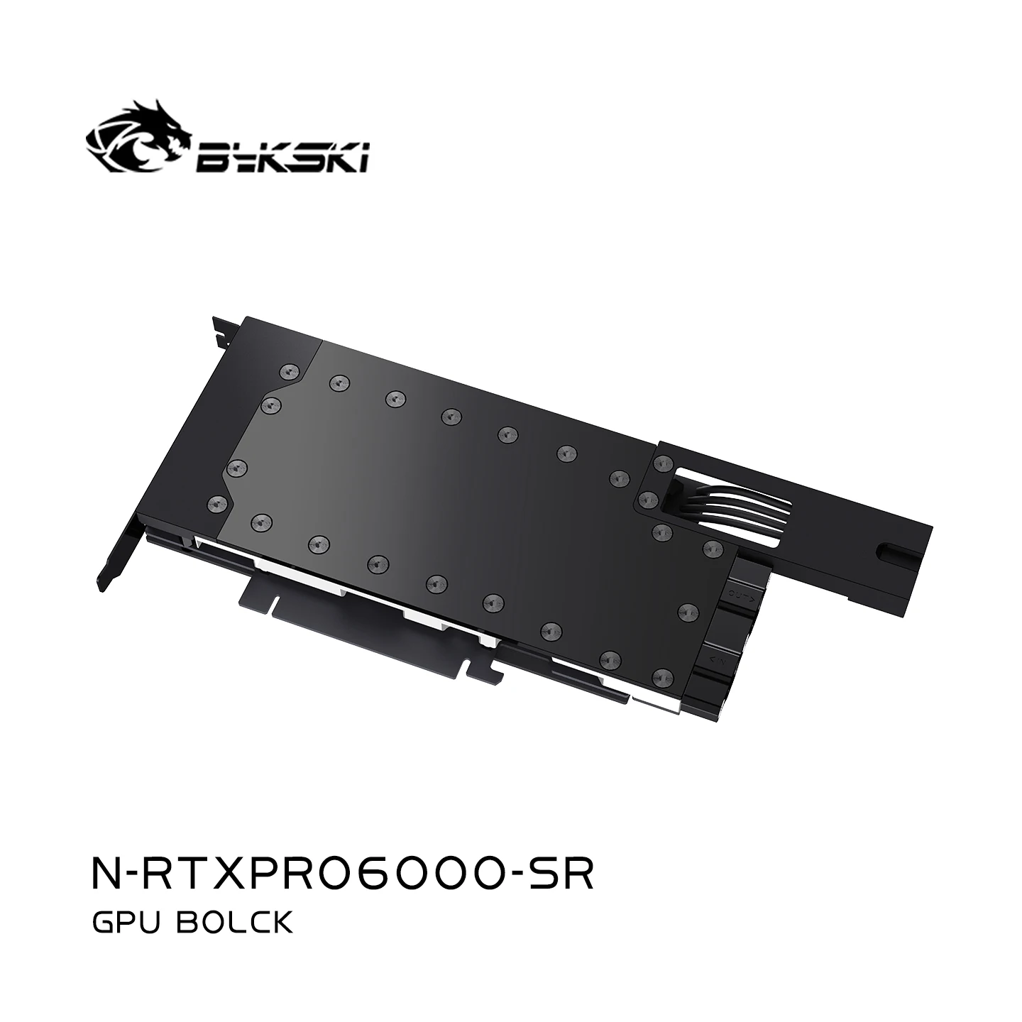 Bykski N-RTXPRO6000-SR GPU 워터 블록 NVIDIA RTX Pro 6000 블랙웰 서버 버전 비디오 카드용 / 올메탈 쿨러 라디에이터