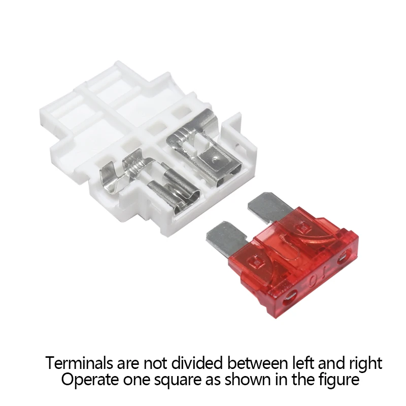 【5Set】Auto Standard Middle Fuse Holder + Car Boat Truck ATC ATO Blade Fuse 1A 2A 3A 4A 5A 7.5A 10A 15A 20A 25A 30A 35A 40A