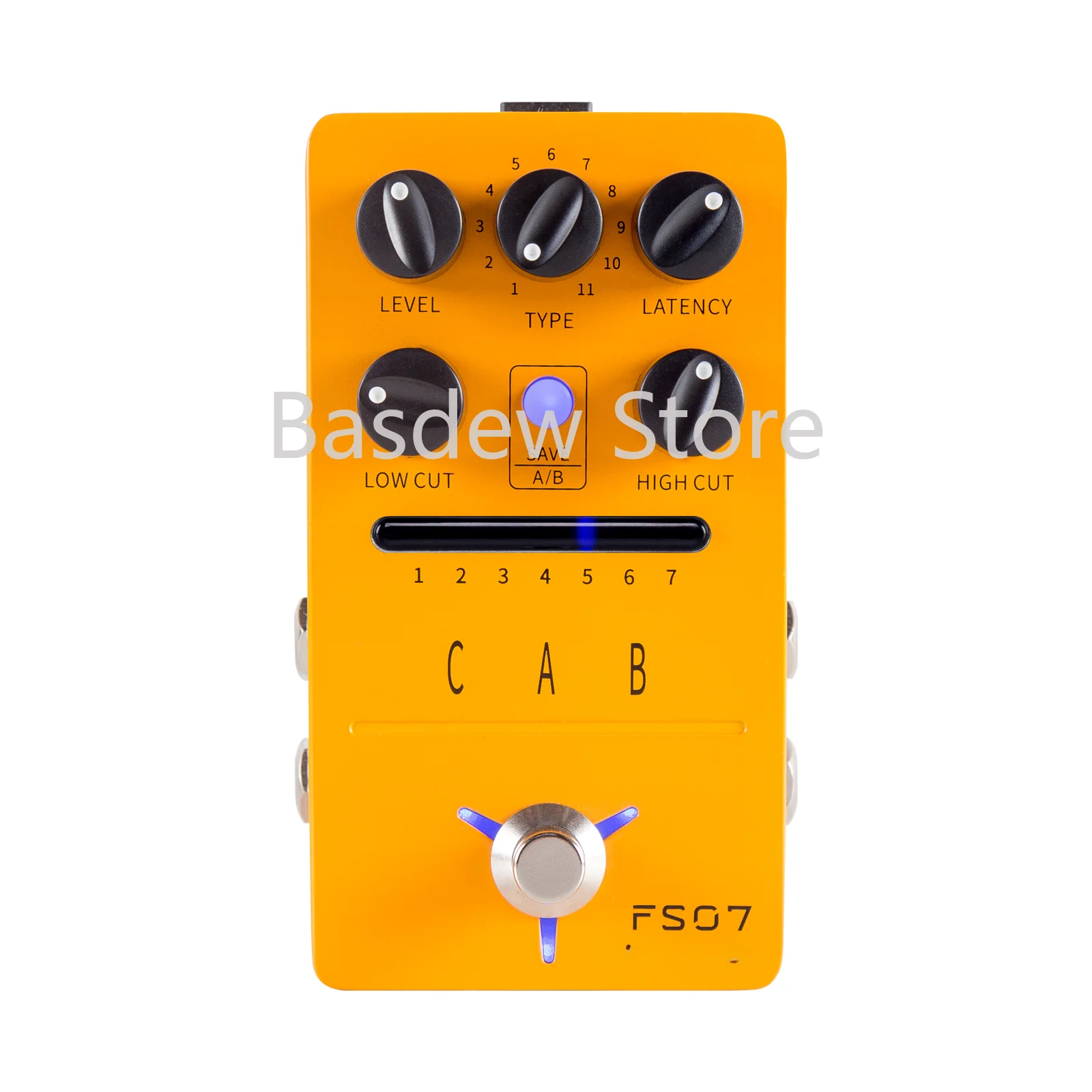 FS07 IR Cabinet Simulation Pedal Cab Simulation Guitar Effects Pedal  Impuse Response Loader 7 Presets 11 Factory IR