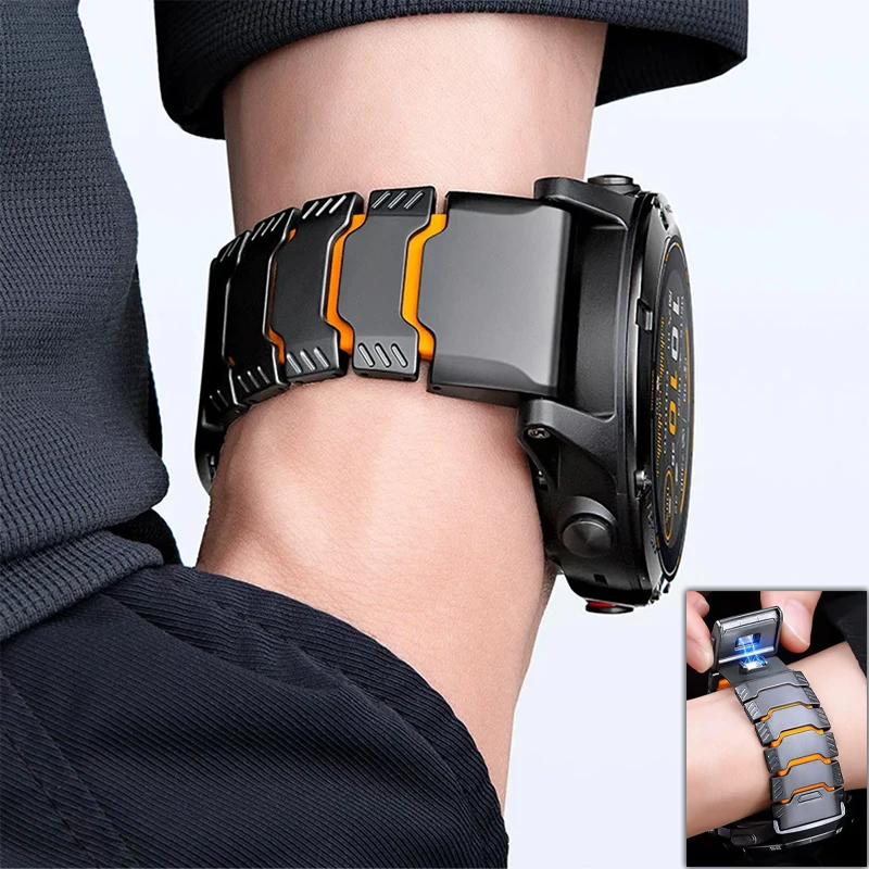 26mm 22mm Lightweight Titanium Strap For Garmin Fenix 8 51mm 47mm 7 X Pro 6 5X 5Plus 3 HR Bands Forerunner 965 745 935 Magnetic