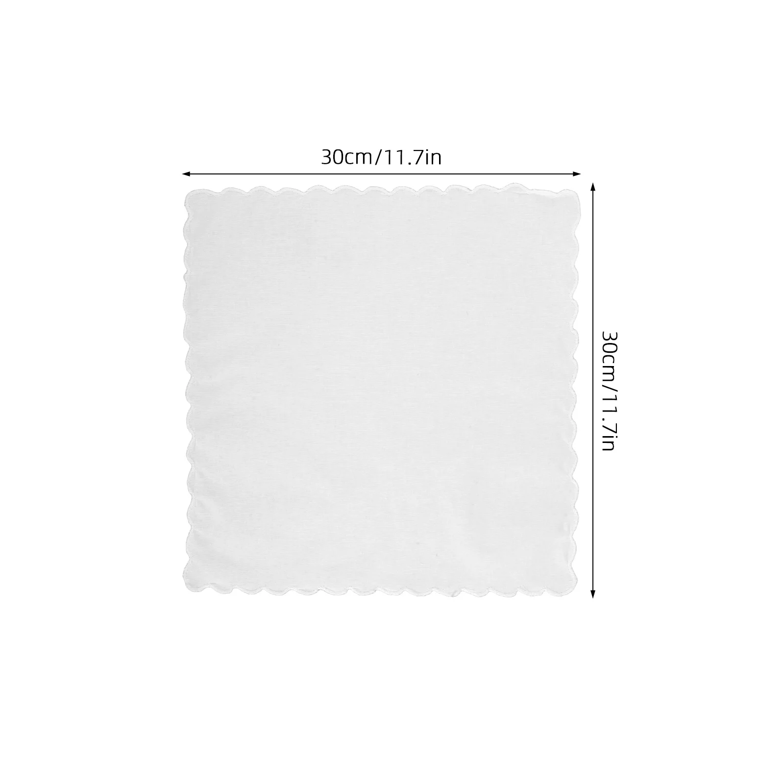 10 قطعة مناديل ناعمة من القطن الخالص مقاس 11.79 بوصة مربعة بيضاء قابلة للتنفس لجيب البدلة للاستخدام اليومي ماكينة قابلة للغسل للرجال والنساء لحفلات الزفاف