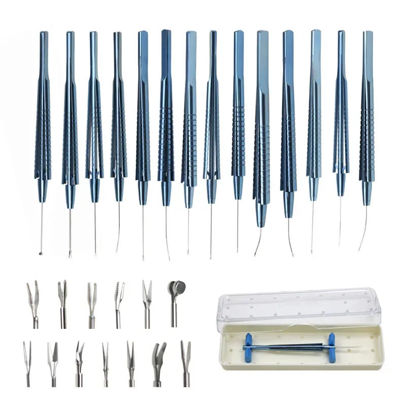 

GREATLH Capsulorhexis Forceps Retinal Capsulorhexis Forceps Intraocular Titanium Alloy Ophthalmic Surgery Instrument