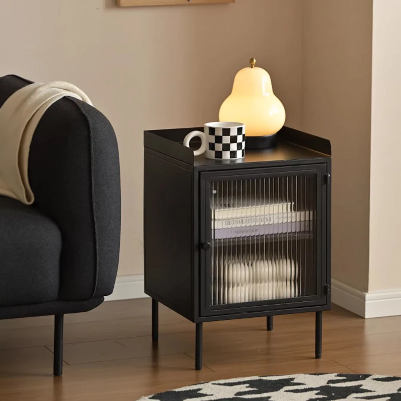 

Bedroom Bedside Table,Modern Metal Nightstand,Living Room Storage Cabinet,Creative Tea Table,Iron Storage Table,Nordic Furniture