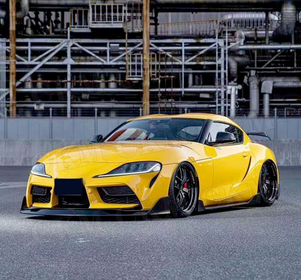 

Carbon Fiber For Toyota Supra 2019 2020 Front Lip Spoiler Splitter Car Body Kits Front Bumper Lip Chin Spoiler