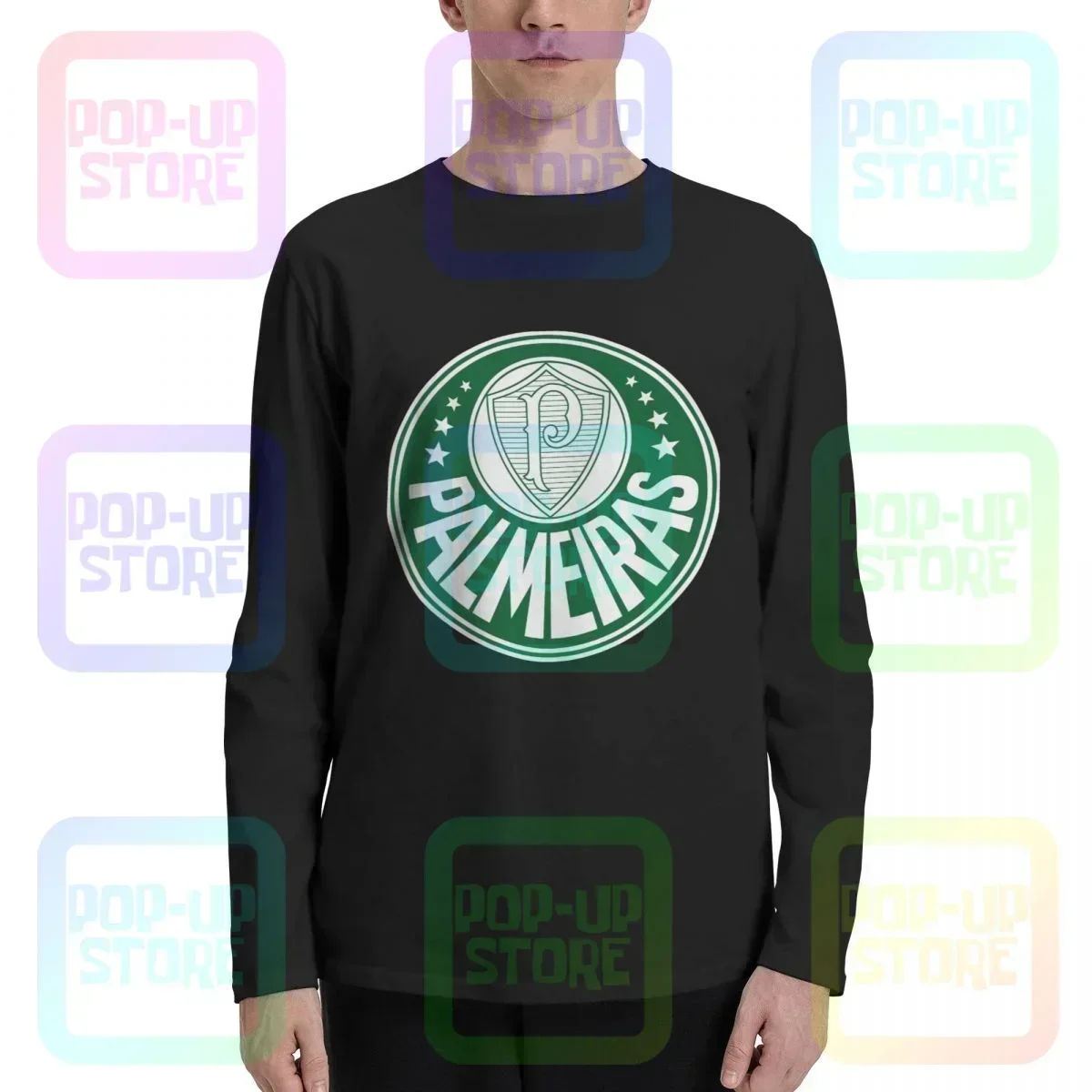 Социоговор Esportiva Palmeiras Futebol Бразилия Футболки с длинными рукавами Футболка Крутая ретро классическая бестселлер