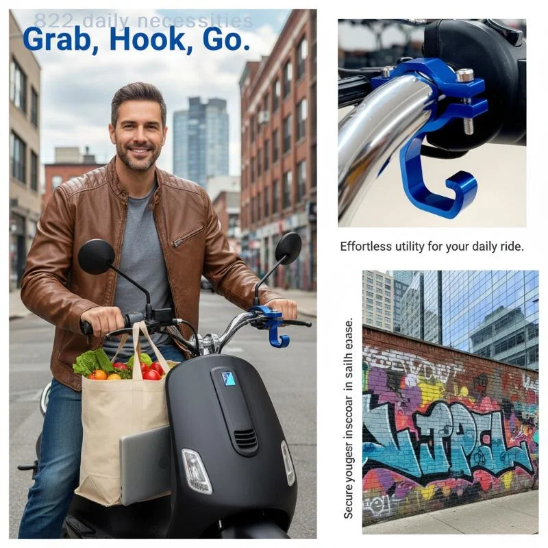 convenient1PC Bikes Hanging Bag Hook Multi-functional Hanger Ideal for Motorcycle Accessory