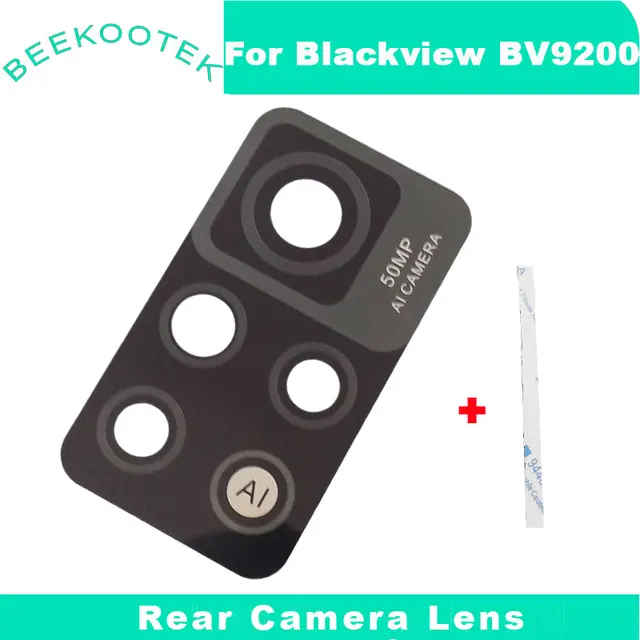 Blackview BV9200 Obiektyw tylnej kamery Nowa oryginalna pokrywa baterii Obiektyw tylnej kamery Szklana osłona obiektywu do smartfona Blackview BV9200