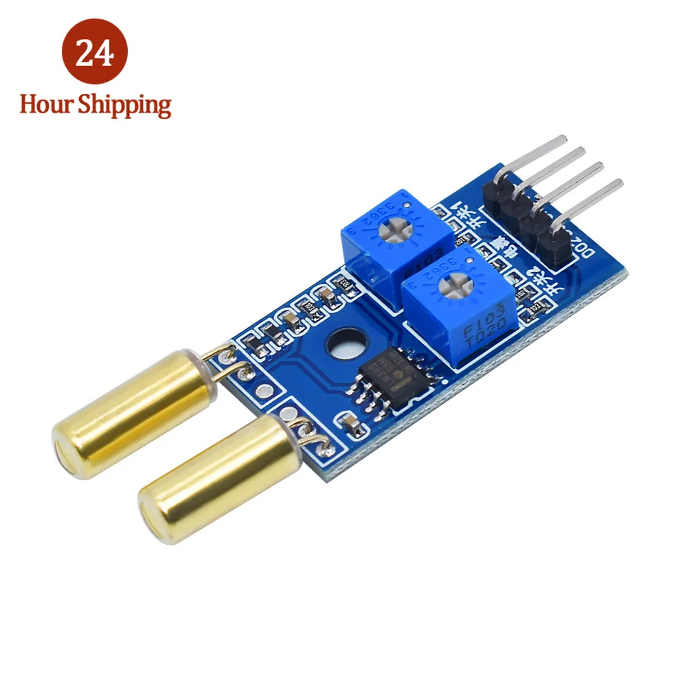 2 Channel Output Tilt Slant Angle Sensor Relay Module Golden SW520D ball switch tilt sensor module For arduino