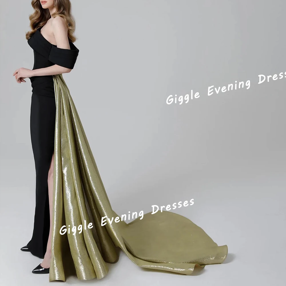 Giggle Customized  One-Shoulder Elegance Close Fitting Prom Gown Saudi Arab Floor-Length Evening Party Dresses for Women 2024