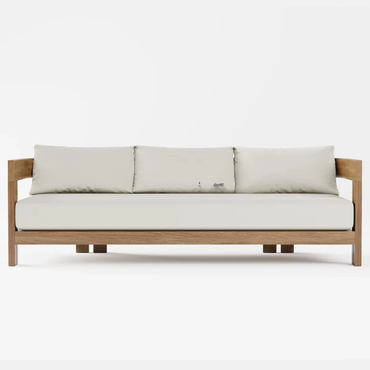 

New Arrival Luxury Furniture Patio Garden Sets Teak Furniture Outdoor Solid Wood Outdoor Teak Sofa Sectional