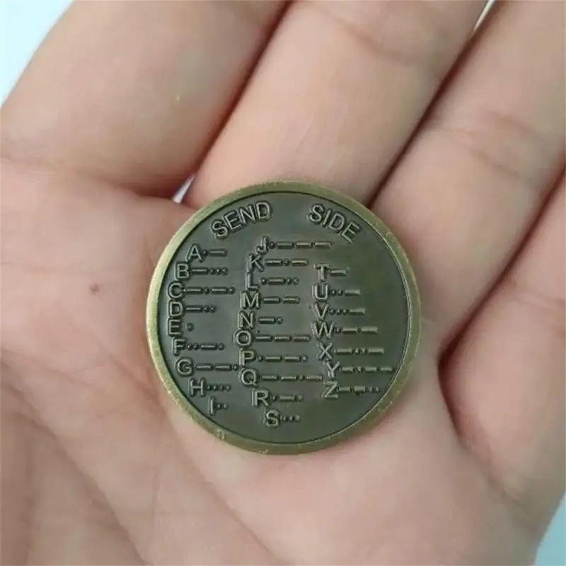 Đồng xu đào tạo 918C Đồng xu đào tạo mã Morse dành cho những người mới đam mê đài phát thanh