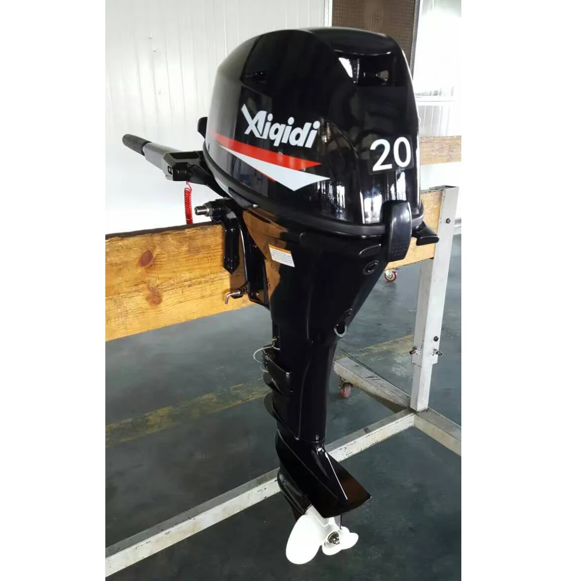 AIQIDI F20 Marine Boat Engine 20HP 4 Stroke Remote/Tiller Control Water Cooling Outboard for Boating