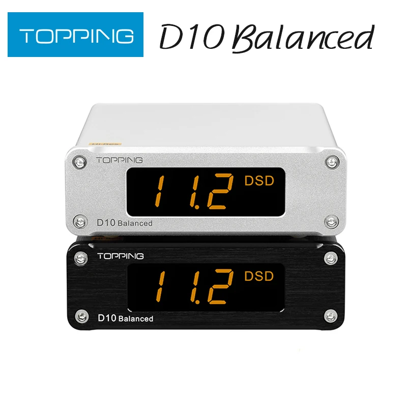 TOPPING D10 Balanced Decoder + TOPPING PA3S Power Amplifier Combo