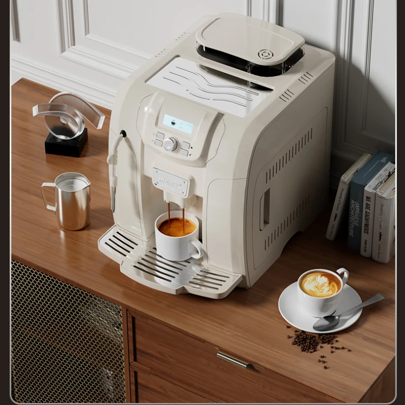 Auto Coffee Machine Italian Home Grinding Integrated Office American Commercial Use Smart Coffee Machine Home Appliance