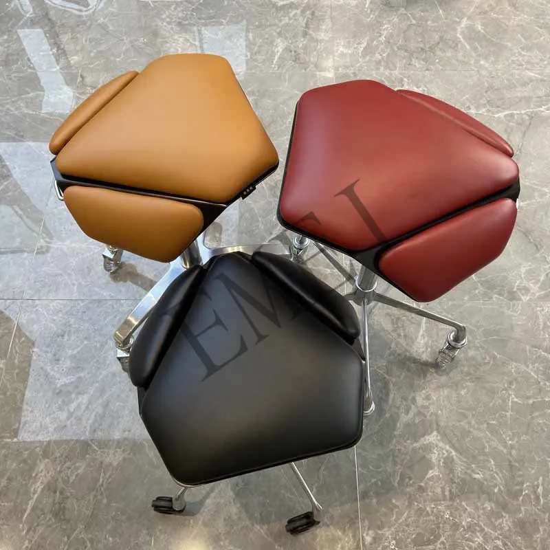 Barber Shop Hair Shop Big Job Chair Pulley Stool