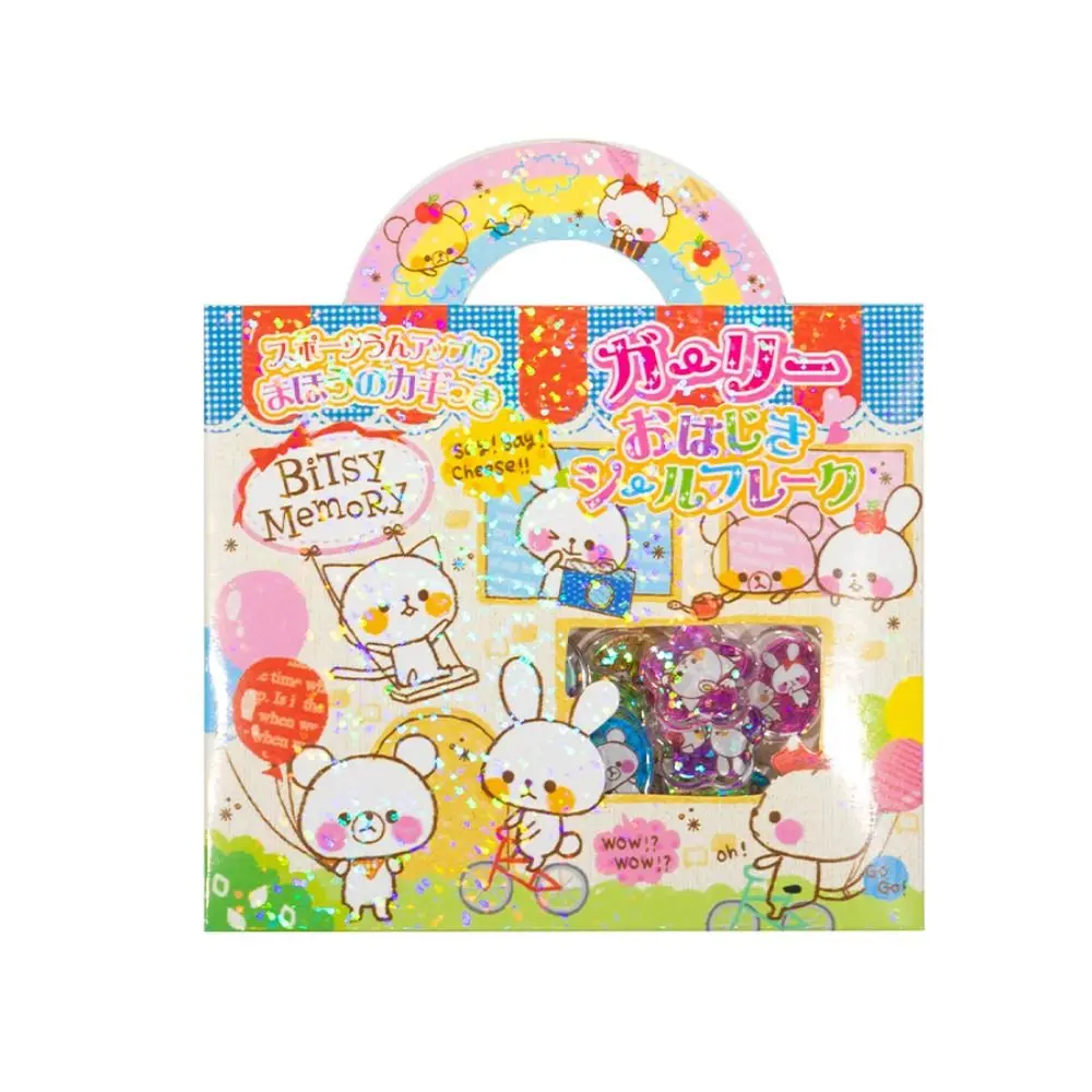 

New Heart-Shaped Shining stickers 3D Laser Crystal Decals Waterproof Removable Decorative Stickers Mobile phone case decoration