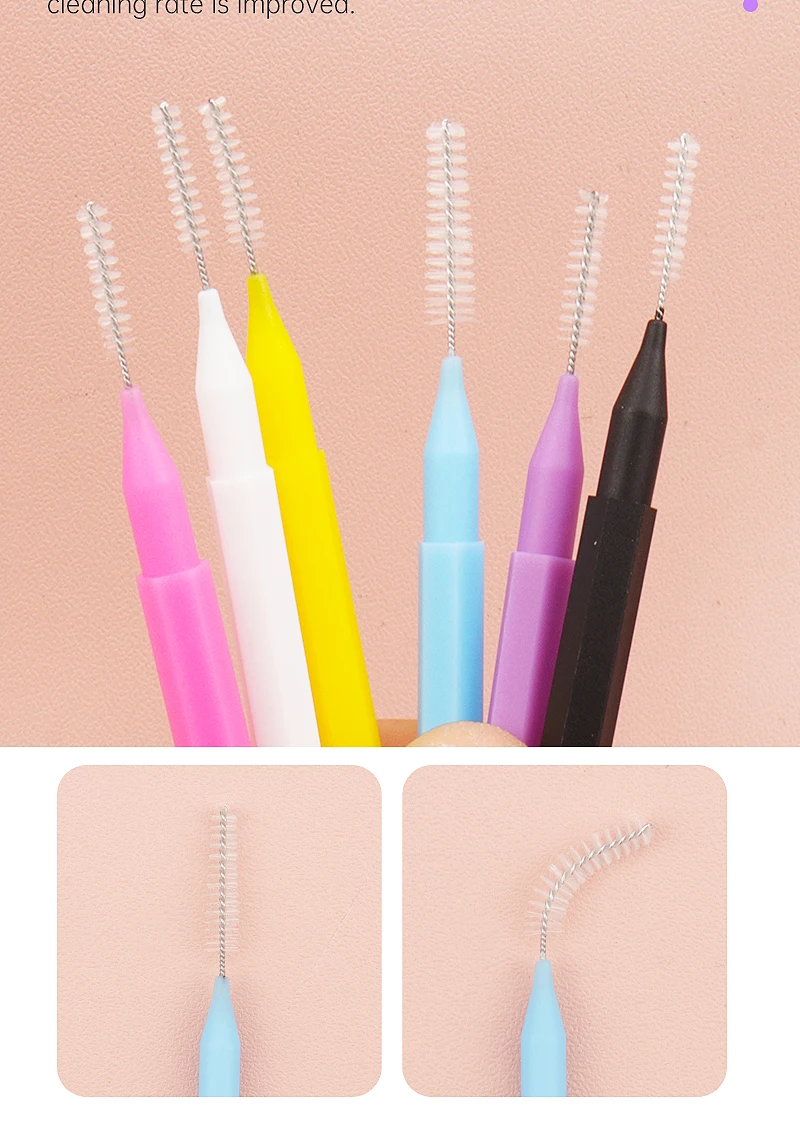 10/20Pcs Mini Augenbraue Pinsel Einweg Stirn Dauerwelle Pinsel Stirn Lift Liefert Wimpern Verlängerung Kamm Make-Up-Tool Interdentalbürsten – Detail 6