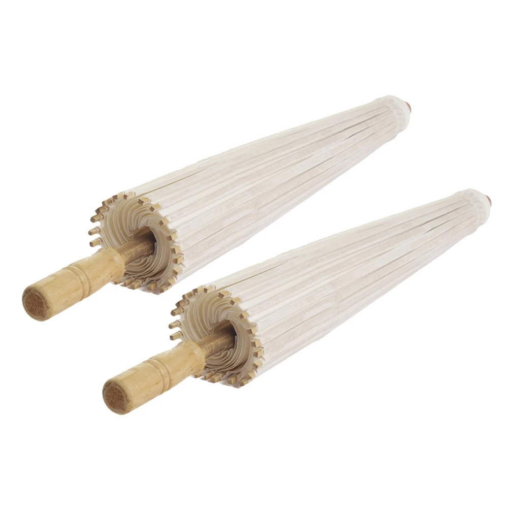 

2 Pcs Wedding Paper Umbrella Japanese Parasol Chinese Oiled Bridal Umbrellas for Weddings Traditional Crafts Adults