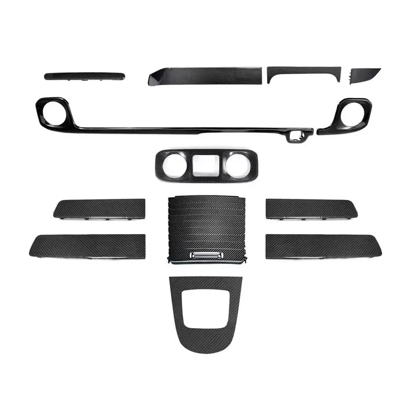 Kit de Interior em Fibra de Carbono para G Wagon, Acessórios de Atualização de Interior para Carros da Classe G W463 W464 W465