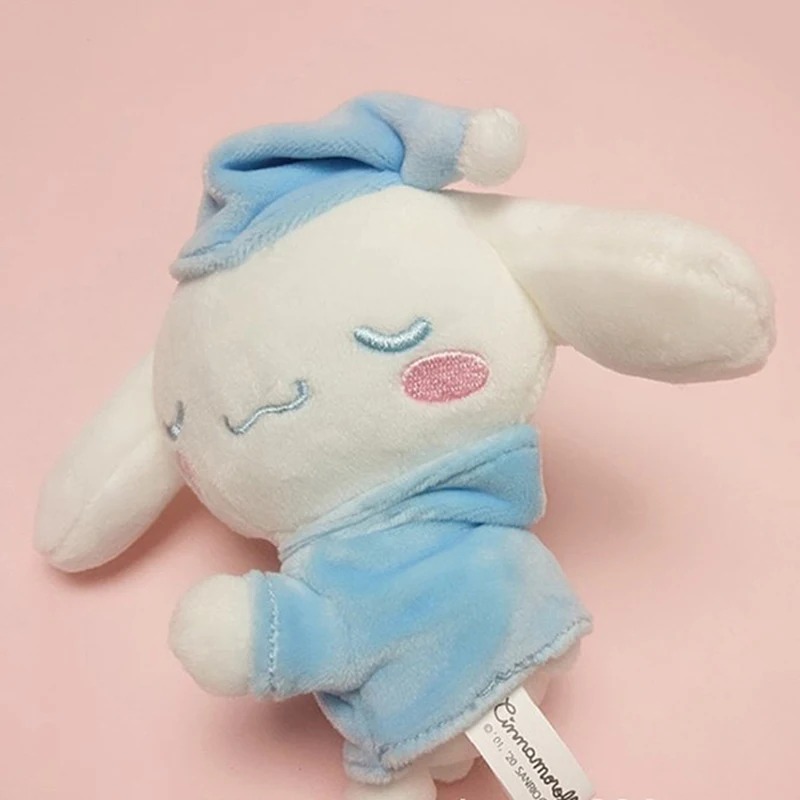 Anime Cartoon Sanrioed Sleeping Position Kuromi Cinnamoroll Plush Doll Center Console Screen Decoration Rearview Mirror Ornament