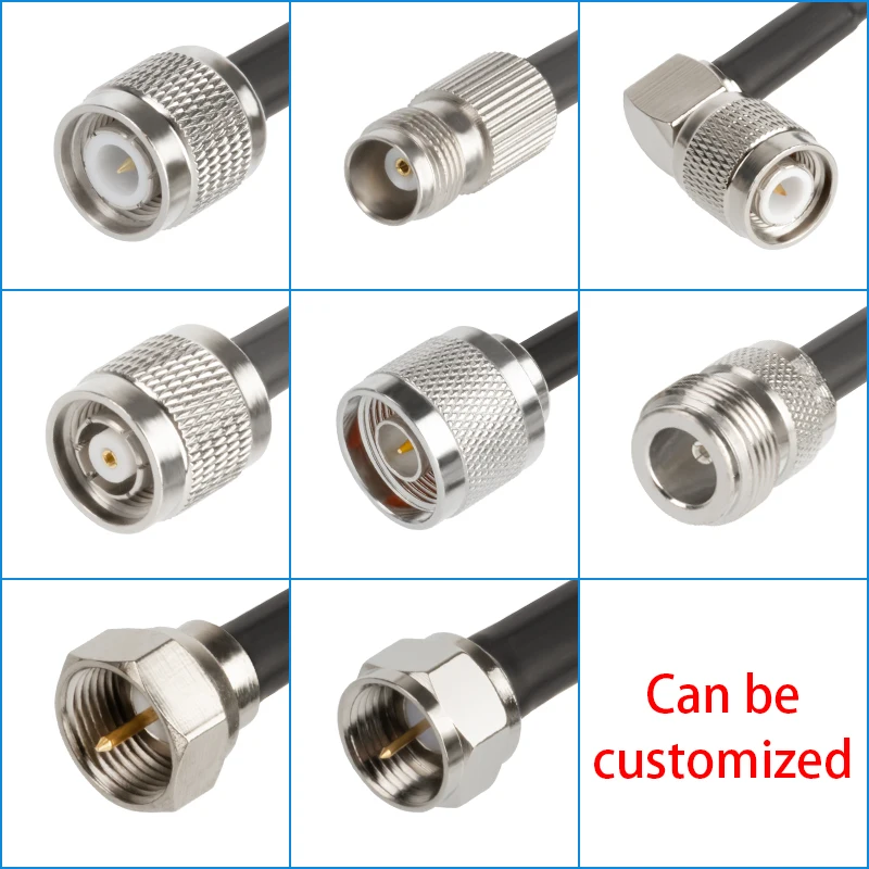 RG58 Coaxial Cable TNC male to N Male Female connector Pigtail Coax cable N to TNC to F male cable line 0.3M-30M