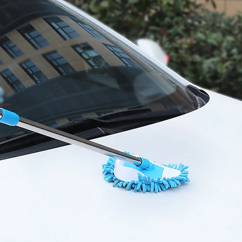 

1pc Dust Removal Car Brush Professional Wash Telescopic Stainless Steel Fine Fiber Easy Cleaning Tool for Cars Glass Gadget