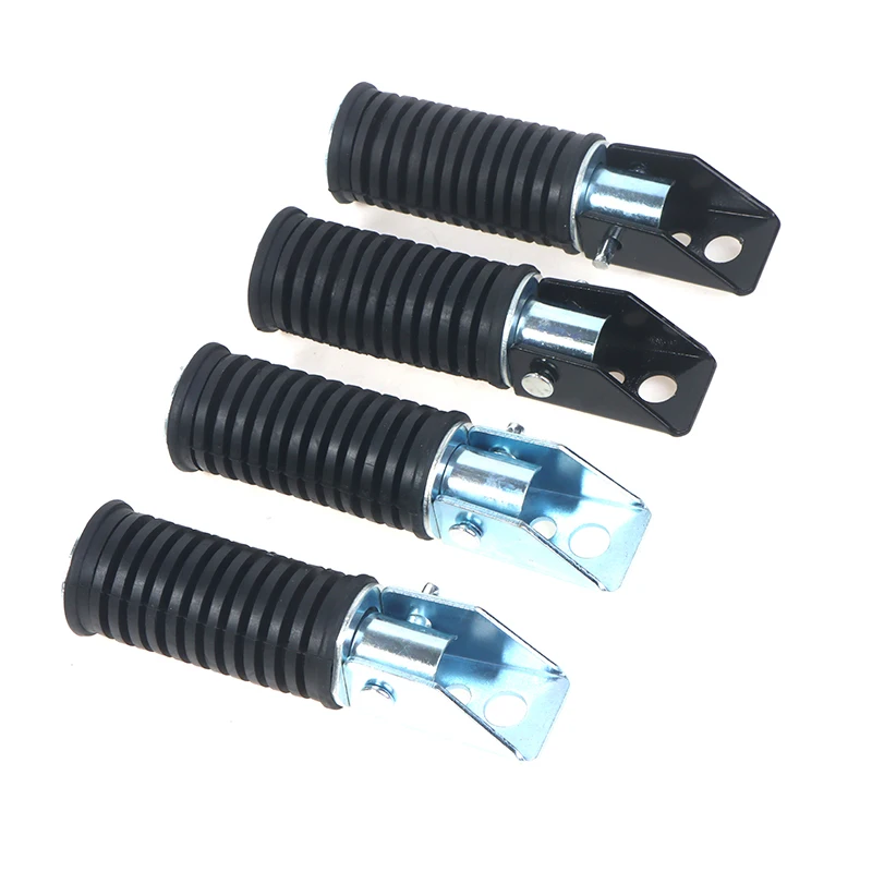 1Pair Motorcycle Foot Pegs Universal Motorcycle Footpeg Bracket For GS125 Footrest Pedals Accessories Part For Most Motorcycle
