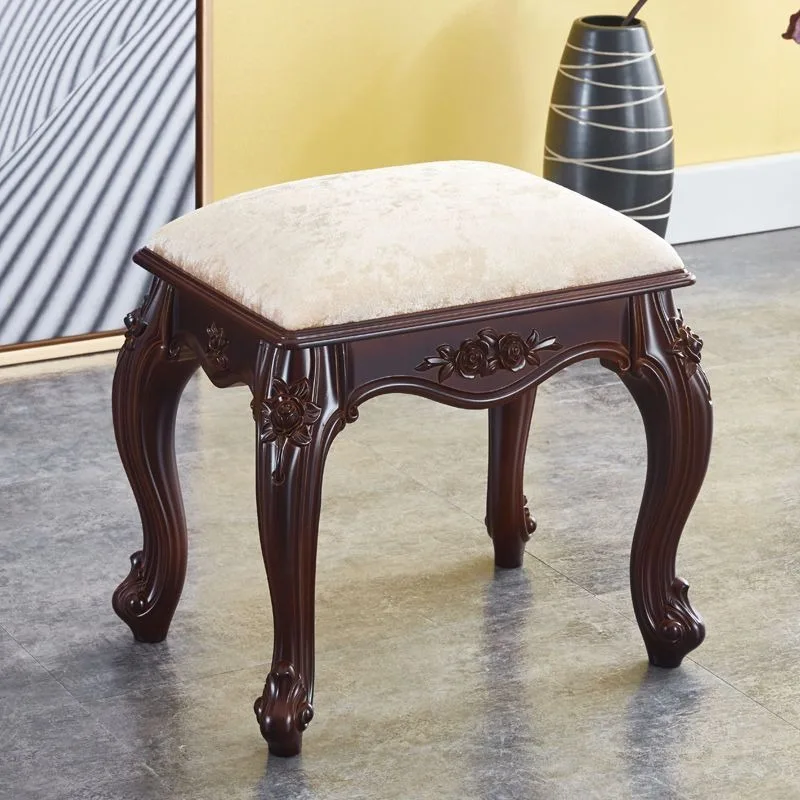 

Nordic Vanity Stools Shoe Changing Low Stool Small Sofa Footrest Stool Household 35cm High Living Room Coffee Table Ottomans