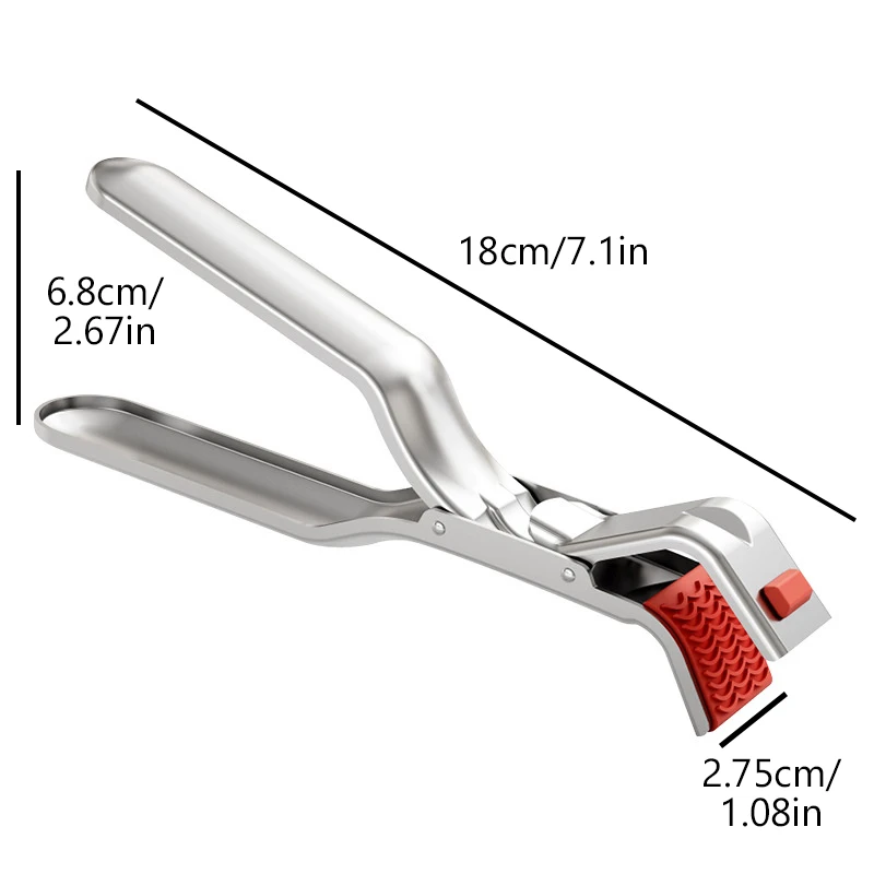 Anti-scalding Clip Hot Bowl Holder Dish Clamp Pot Pan Gripper Clip Hot Dish Plate Bowl Lifter Retriever Tongs Kitchen Supplies