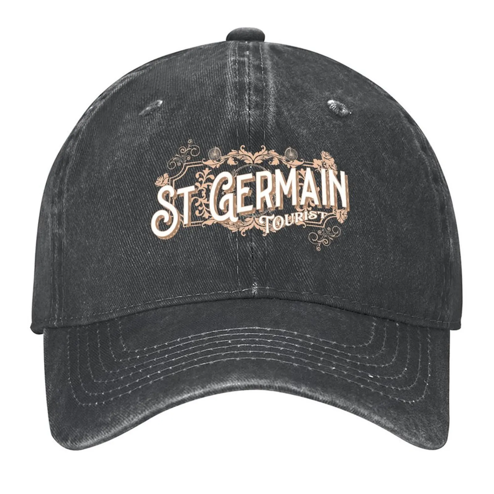 

St Germain Tourist Logo Design Baseball Cap Cosplay Beach Outing Beach derby hat Ladies Men's