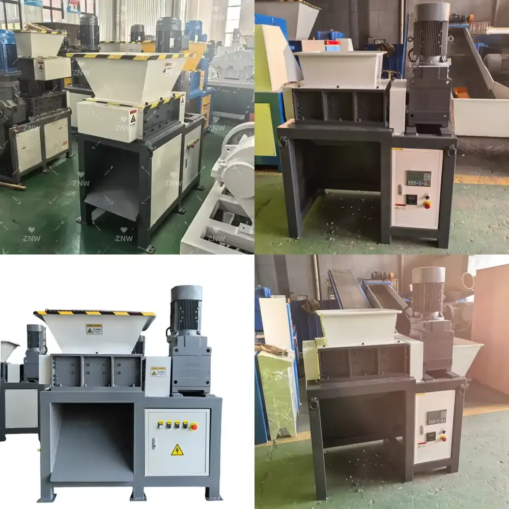 PP/Pet Crushed Plastic Scrap Soft Plastic Shredder and Crusher Grinder Machinery for Plastic Recycling