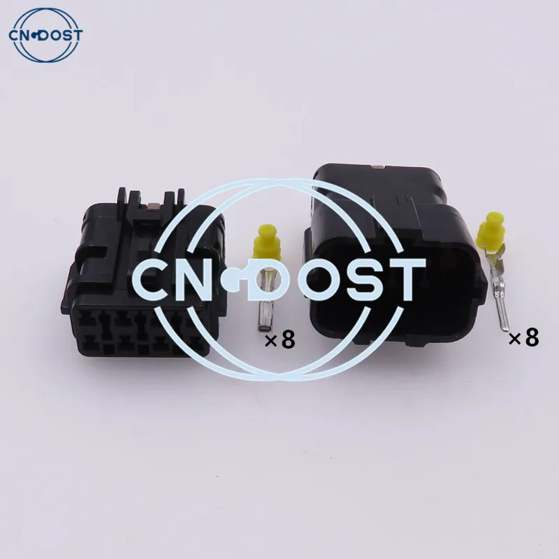 

1 Set 8 Pin MG640341 MG610339 7222-7484-40 7123-7484-40 AC Assembly Waterproof Wire Connector Oil Pump Socket Automotive Plug