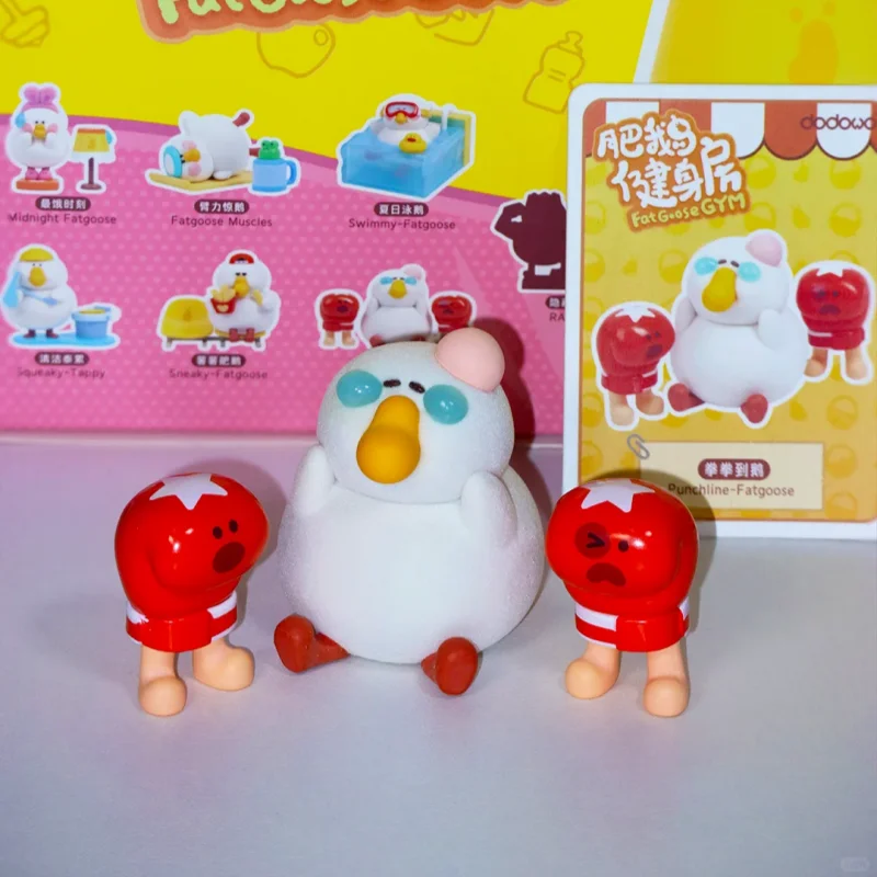 Echte Fatgoosegym Serie Blind Box Geburtstag Geschenk Exquisite Handgemachte Ornamente Hochwertige Kawaii Spielzeug Für Mädchen Und Kinder