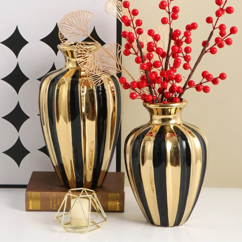 

Ceramic Jars, Creative Living Room Vases, Flower Arrangement Decorations, Ceramic Jars, Dining Table Decorations, Handicrafts