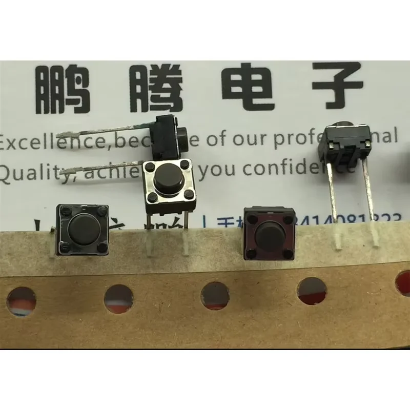 25 unidades/lotes genuíno japão alpes interruptor tátil 6*6*5 em linha reta botão quadrado de 2 pinos redefinir micromanipulador skhvbed010 longa vida