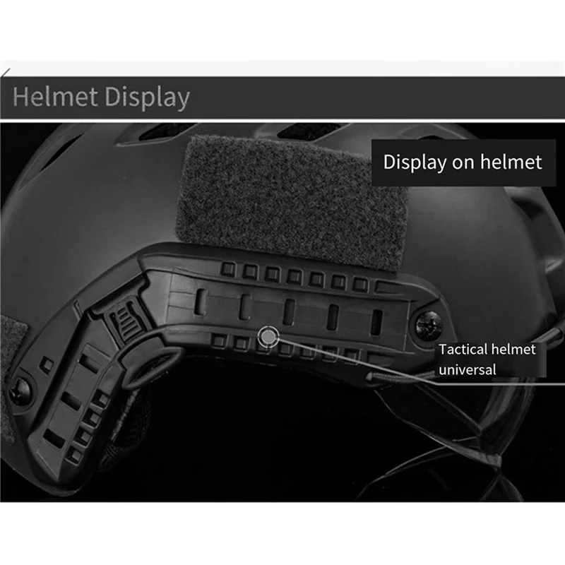 BTLIFE-12X For FAST Helmet Rail Accessories Multifunctional DIY For CS Protective Gear Arc Portable Helmet Rail Accessories, C1