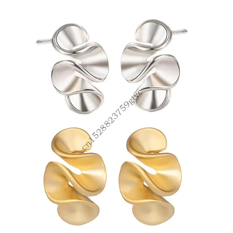 d0uf-Геометрические-рюша-Серьки-Серьги-Ушные-шпильки-модные-уши-ювелирные-ювелирные-украшения