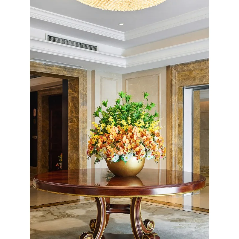 simulated flower ornament, large lobby New Year's flower festive red Chinese New Year Spring Festival decorative fake flower